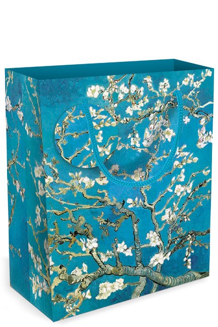 ΤΣΑΝΤΑ ΔΩΡΟΥ MUSEUMS & GALLERIES 23*18*10cm.VINCENT VAN GOGH ALMOND BRANCHES IN BLOOM