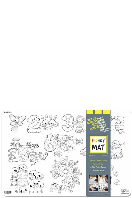 ΣΟΥΠΛΑ 48*33,5cm.FUNNY MAT ΑΡΙΘΜΟΙ 1-10