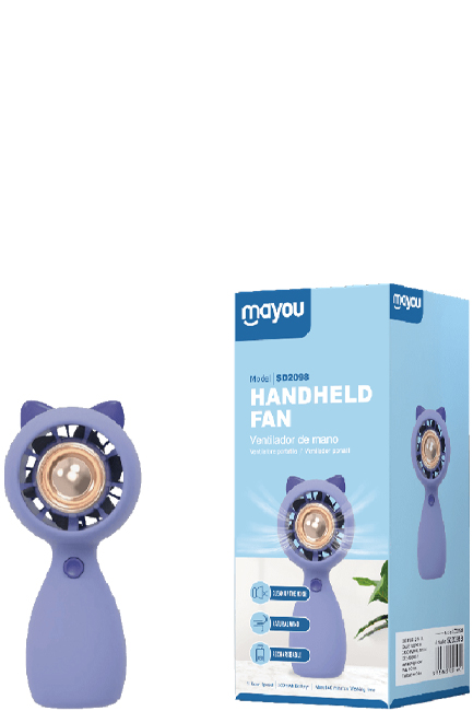 ΑΝΕΜΙΣΤΗΡΑΣ ΧΕΙΡΟΣ ΕΠΑΝΑΦΟΡΤΙΖΟΜΕΝΟΣ MAYOU MICRO USB ΜΩΒ