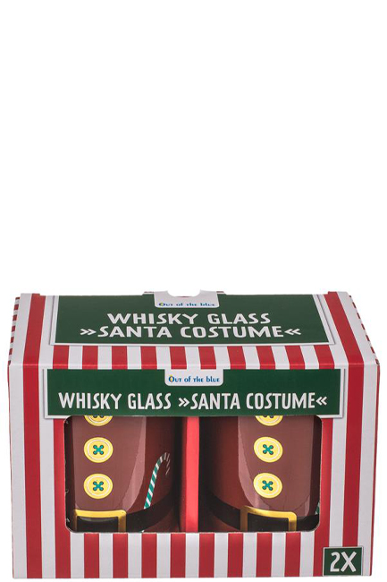 ΠΟΤΗΡΙ ΓΙΑ ΟΥΙΣΚΙ ΣΕΤ 2 ΤΕΜ.XMAS OUT OF THE BLUE ΣΤΟΛΗ ΑΓΙΟΥ ΒΑΣΙΛΗ