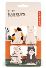 BAG CLIPS KIKKERLAND ΣΕΤ 4 ΤΕΜ. KITTY