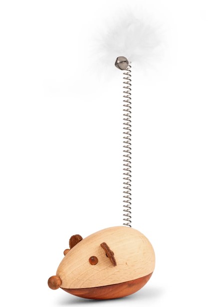 ΠΑΙΧΝΙΔΙ ΓΙΑ ΓΑΤΑΚΙ KIKKERLAND WOODEN MOUSE