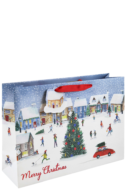 ΤΣΑΝΤΑ ΔΩΡΟΥ XMAS 44*33*13cm.ΤΟΠΙΟ ΣΤΟ ΧΩΡΙΟ