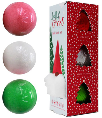 ΑΛΑΤΑ ΜΠΑΝΙΟΥ XMAS PUCKATOR BATH BOMBS JOLLY GONKS