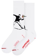 ΚΑΛΤΣΕΣ MUSEARTA BANKSY FLOWER BOMBER BL-FB-06 WHITE