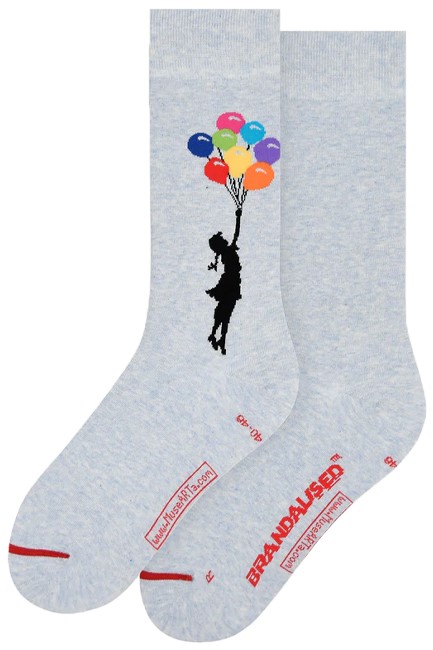 ΚΑΛΤΣΕΣ MUSEARTA BANKSY GIRL FLOATING AWAY BL-GF-06 BLUE