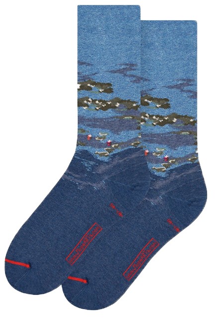 ΚΑΛΤΣΕΣ MUSEARTA CLAUDE MONET WATER LILIES CM-WL-01 BLUE