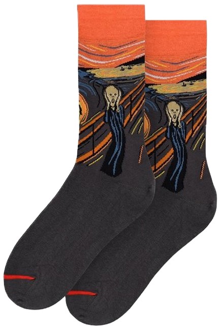 ΚΑΛΤΣΕΣ MUSEARTA EDVSRD MUNCH THE SCREAM EM-TS-01 ORANGE