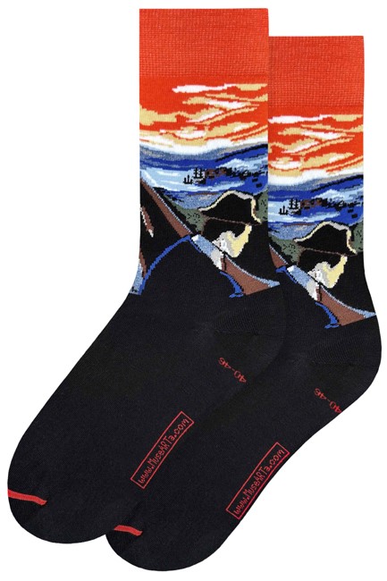 ΚΑΛΤΣΕΣ MUSEARTA EDVARD MUNCH SICK MOOD AT SUNSET EM-SM-08 BLACK