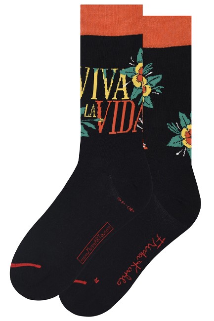 ΚΑΛΤΣΕΣ MUSEARTA FRIDA KAHLO VIVA LA VIDA FK-VVB-06 BLACK