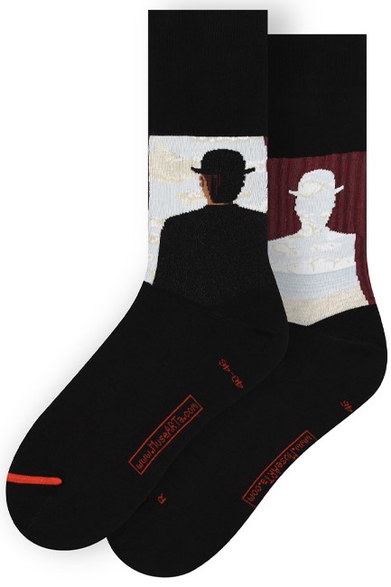 ΚΑΛΤΣΕΣ MUSEARTA RENE MAGRITTE DECALCOMANIA RM-DE-01 BLACK No 40-46