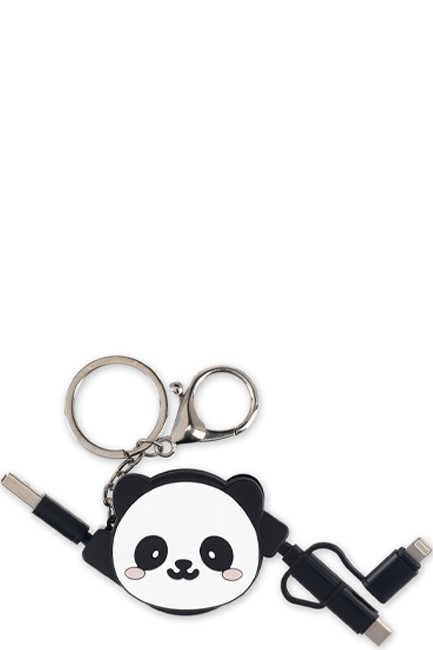 ΚΑΛΩΔΙΟ ΦΟΡΤΙΣΗΣ LEGAMI USB 3σε1 TYPE C-MICRO USB+LIGHTNING TRC0003 CHARGE 'N ROLL-PANDA