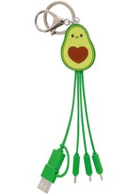 ΚΑΛΩΔΙΟ ΦΟΡΤΙΣΗΣ ΜΠΡΕΛΟΚ LEGAMI USB 3σε1 TYPE C-MICRO USB+LIGHTNING UCC0010 AVOCADO