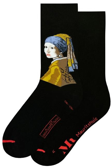 ΚΑΛΤΣΕΣ MUSEARTA JAN VERMEER GIRL WITH A PEARL EARRING JV-GEL-06 BLACK No 36-40