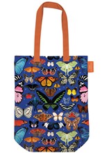 ΤΣΑΝΤΑ ΚΑΜΒΑΣ THE BRITISH MUSEUM 33*42 εκ.MARY KATRANTZOU-BUTTERFLIES