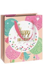 ΤΣΑΝΤΑ ΔΩΡΟΥ 18*08*21cm.PARTYBALLONS BEIGE