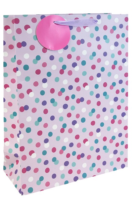 ΤΣΑΝΤΑ ΔΩΡΟΥ 33*45,5*15cm.DOTS PASTEL