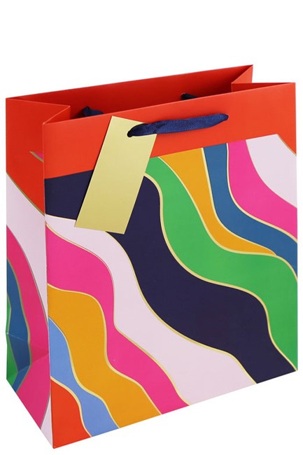 ΤΣΑΝΤΑ ΔΩΡΟΥ 21,5*25,3*10cm.FOIL WAVES