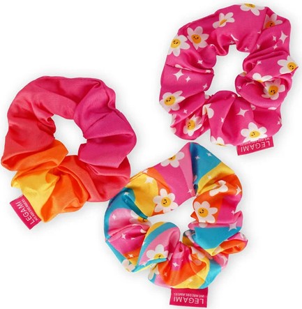 ΛΑΣΤΙΧΑΚΙ ΜΑΛΛΙΩΝ LEGAMI SCRU0003 ΣΕΤ 3ΤΕΜ.SCRUNCHIES HAIR WE ARE DAISY