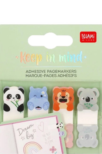 ΣΕΛΙΔΟΔΕΙΚΤΕΣ ΑΥΤΟΚΟΛΛΗΤΟΙ LEGAMI SKNKIT3 KEEP IN MIND CUTE ANIMALS