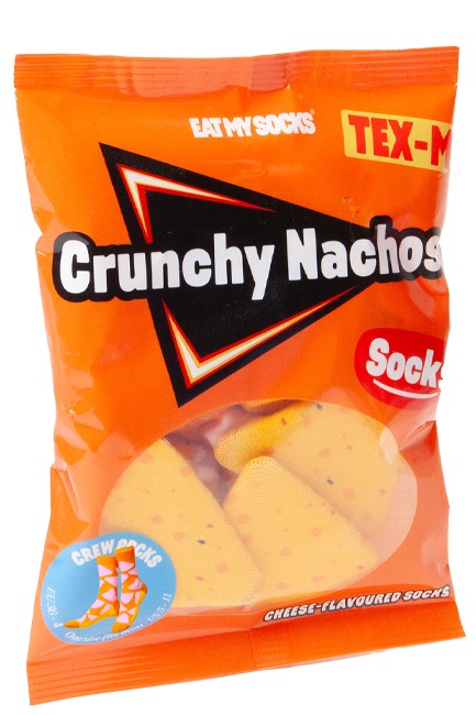 ΚΑΛΤΣΕΣ EAT MY SOCKS CRUNCHY NACHOS ORANGE