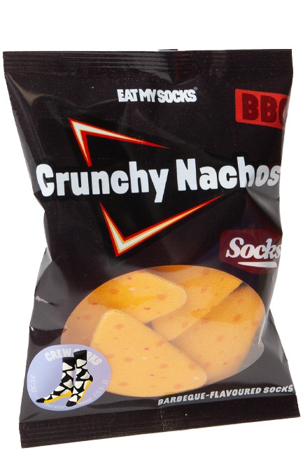 ΚΑΛΤΣΕΣ EAT MY SOCKS CRUNCHY NACHOS BLACK