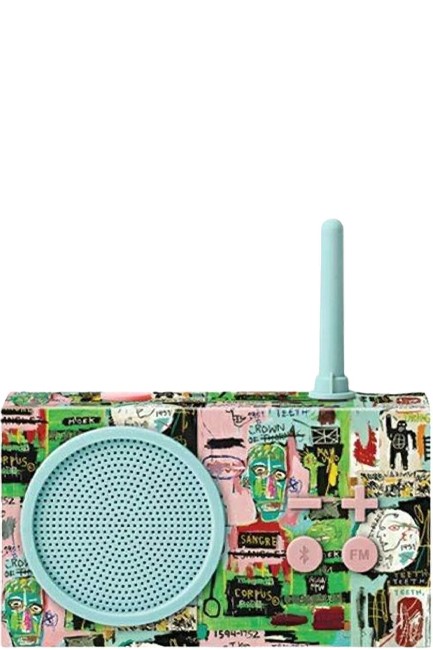 ΗΧΕΙΟ ΦΟΡΗΤΟ+ΡΑΔΙΟΦΩΝΟ LEXON BLUETOOTH TYKHO 3 JEAN-MICHEL BASQUIAT IN ITALIAN