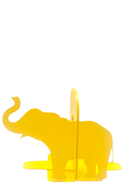 ΒΙΒΛΙΟΣΤΑΤΗΣ 2ΤΕΜ.HOPLADOO 17*24 εκ.ELEPHANT YELLOW