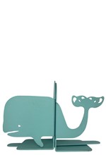 ΒΙΒΛΙΟΣΤΑΤΗΣ 2ΤΕΜ.HOPLADOO 17*24 εκ.WHALE TURQUOISE