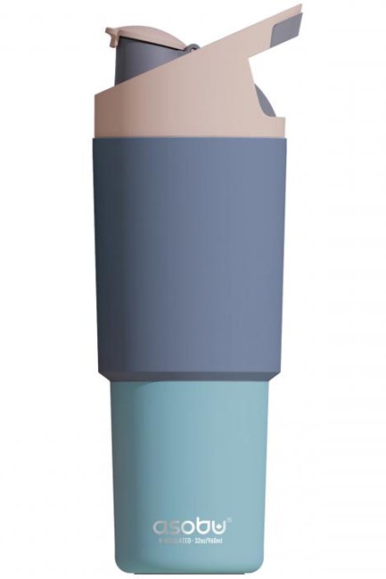 ΠΑΓΟΥΡΙ ΑΝΟΞΕΙΔΩΤΟ ΑΤΣΑΛΙ ΘΕΡΜΟΣ ASOBU 1000ml COSMIC PASTEL BLUE