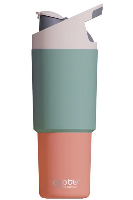 ΠΑΓΟΥΡΙ ΑΝΟΞΕΙΔΩΤΟ ΑΤΣΑΛΙ ΘΕΡΜΟΣ ASOBU 1000ml COSMIC PASTEL GREEN