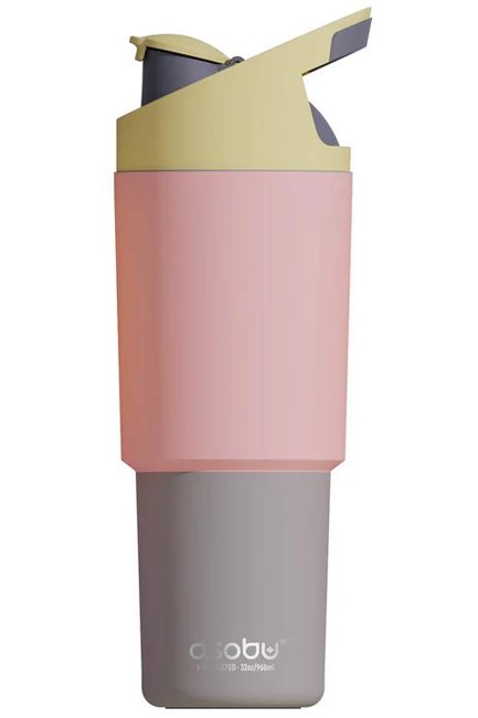 ΠΑΓΟΥΡΙ ΑΝΟΞΕΙΔΩΤΟ ΑΤΣΑΛΙ ΘΕΡΜΟΣ ASOBU 1000ml COSMIC PASTEL PEACH