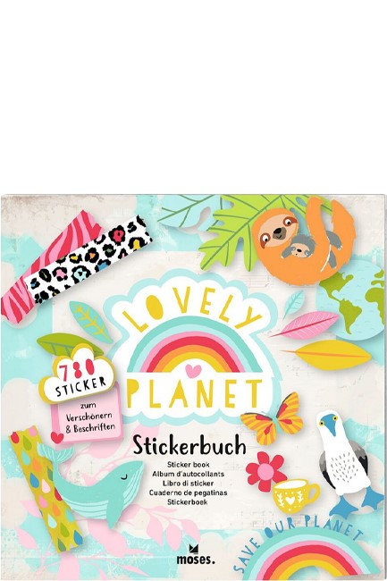 ΑΛΜΠΟΥΜ ΜΕ STICKERS MOSES LOVELY PLANET M26281