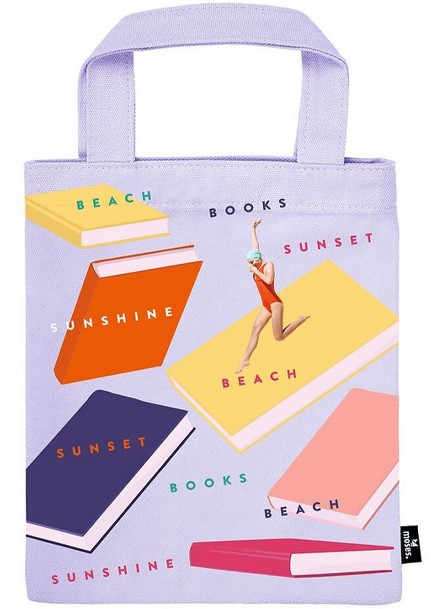 ΤΣΑΝΤΑ ΚΑΜΒΑΣ MOSES ΜΙΚΡΗ BEACH BOOKS SUNSET M83526