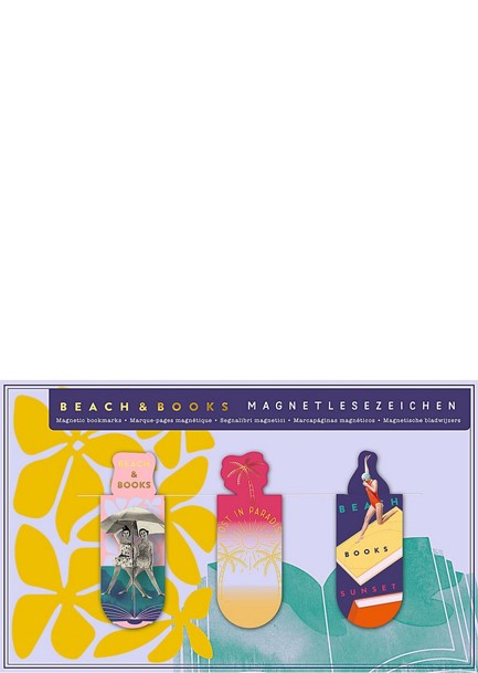 ΣΕΛΙΔΟΔΕΙΚΤΗΣ MOSES ΜΑΓΝΗΤΙΚΟΣ  ΣΕΤ 3ΤΕΜ.BEACH AND BOOKS M83531