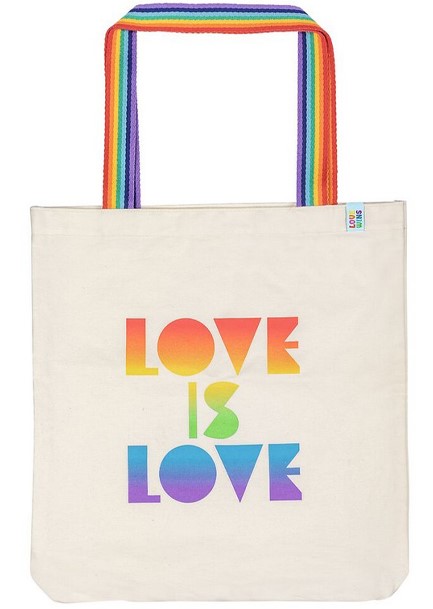 ΤΣΑΝΤΑ ΚΑΜΒΑΣ MOSES BIO LOVE IS LOVE M25184