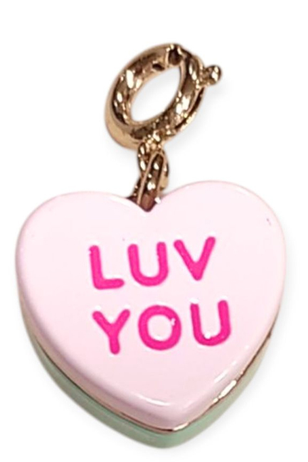 ΣΥΜΒΟΛΟ ΚΡΕΜΑΣΤΟ ΓΙΑ ΚΟΣΜΗΜΑΤΑ CHARM IT-GOLD CANDY HEART