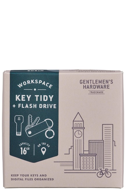 ΜΠΡΕΛΟΚ KEY TIDY USB 16 GB GENTLEMEN'S HARDWARE GEN503
