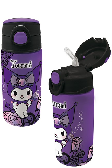 ΠΑΓΟΥΡΙ ΑΝΟΞΕΙΔΩΤΟ 500ML.SANRIO KUROMI PURPLE LACES 252413