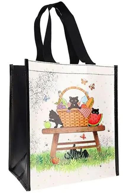 ΤΣΑΝΤΑ KIUB EDITION  26*31cm.ΓΑΤΑ PICNIC