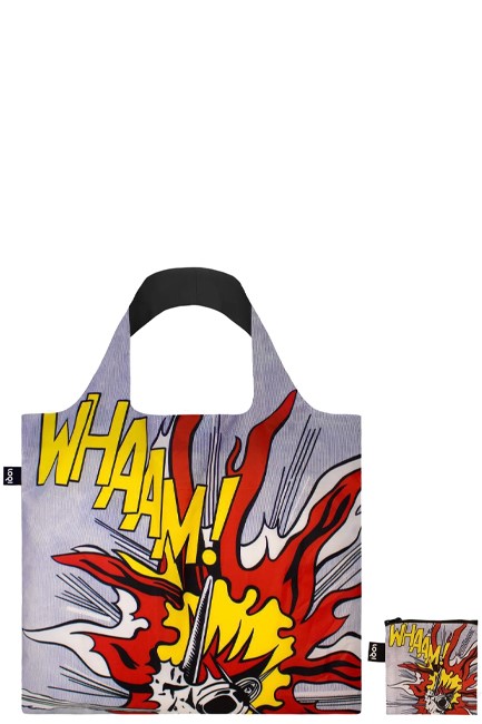 ΤΣΑΝΤΑ ΓΙΑ ΨΩΝΙΑ LOQI RECYCLED MUSEUM RL.WH ROY LICHTENSTEIN WHAAM!