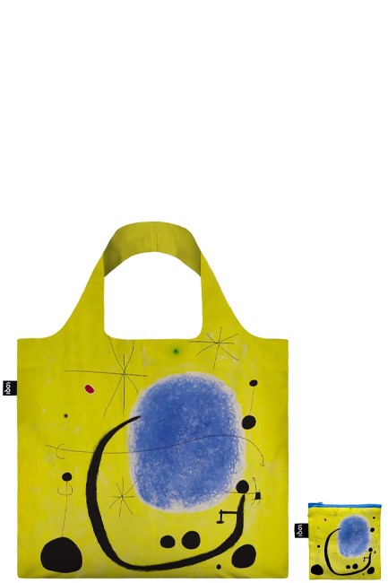 ΤΣΑΝΤΑ ΓΙΑ ΨΩΝΙΑ LOQI RECYCLED MUSEUM JM.GA JOAN MIRO GOLD OF AZURE