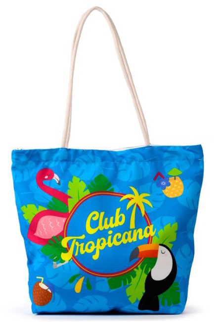ΤΣΑΝΤΑ ΘΑΛΑΣΣΗΣ PUCKATOR 39*17cm.FLAMINGO CLUB TROPICANA