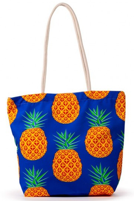 ΤΣΑΝΤΑ ΘΑΛΑΣΣΗΣ PUCKATOR 39*17cm.PINEAPPLE