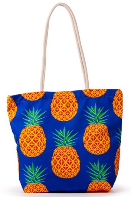 ΤΣΑΝΤΑ ΘΑΛΑΣΣΗΣ PUCKATOR 39*17cm.PINEAPPLE