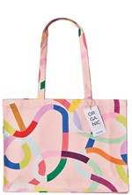 ΤΣΑΝΤΑ ΘΑΛΑΣΣΗΣ CHIC MIC 48*42-14cm.ORGANIC-COLOURFUL WAVES