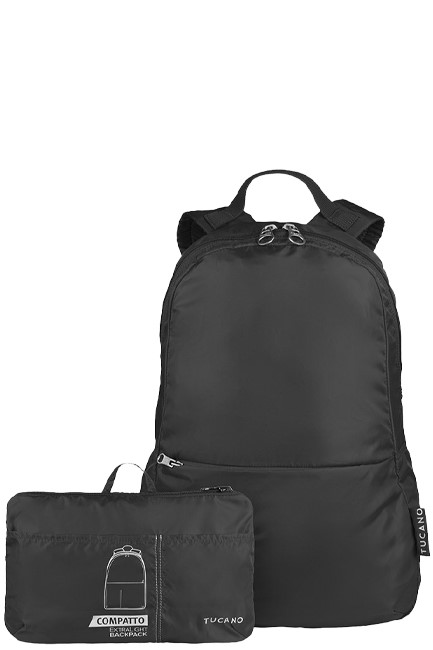 ΣΑΚΙΔΙΟ ΠΛΑΤΗΣ ΑΝΑΔΙΠΛΟΥΜΕΝΟ TUCANO COMPATTO ECO BPCOBK-ECO-BK BLACK
