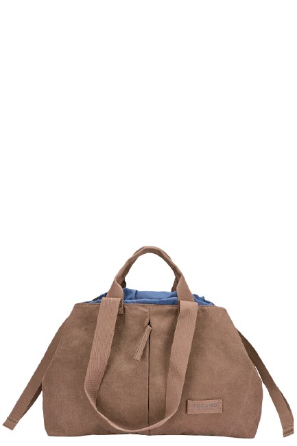 ΤΣΑΝΤΑ ΩΜΟΥ TUCANO BCASH-M-M CARRY SHOPPER MEDIUM BROWN