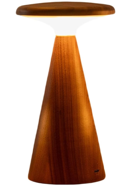 ΦΩΤΙΣΤΙΚΟ ΞΥΛΙΝΟ ΕΠΙΤΡΑΠΕΖΙΟ GINGKO SYLVA G056L-WT LARGE WALNUT