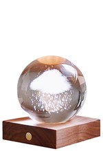 ΦΩΤΙΣΤΙΚΟ ΞΥΛΙΝΟ ΕΠΙΤΡΑΠΕΖΙΟ GINGKO AMBER CRYSTAL LIGHT G025RA 3D LASER RAIN CLOUD